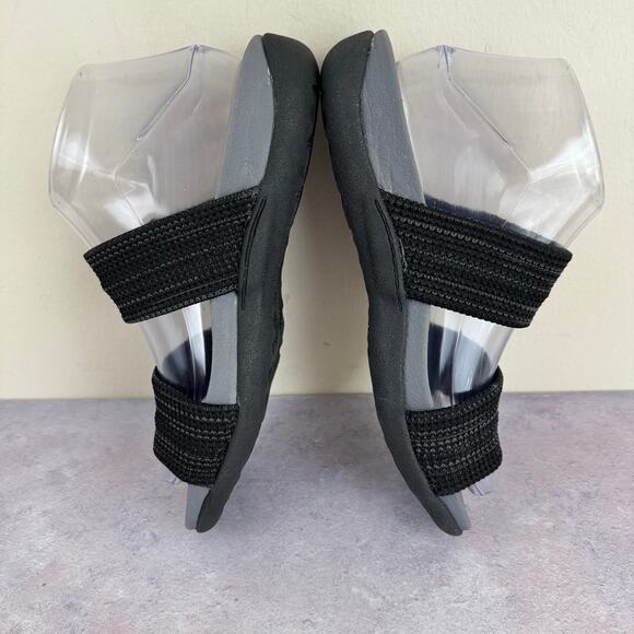 Dearfoams Sandals Women's 7.5  Blaire Low Foam Double Band Slide Comfort Beach - Picture 6 of 11